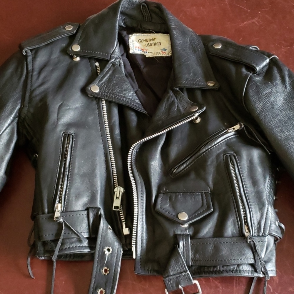 The ultimate biker chick leather jacket size small